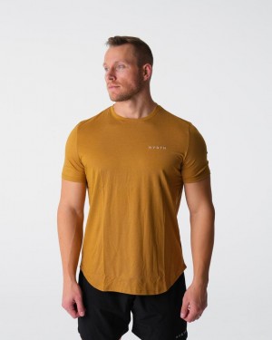 Koszulki Męskie NVGTN Pulse Fitted Tee Brązowe | PL631UZ