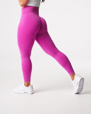 Legginsy Damskie NVGTN NV Seamless Fioletowe | PL113OK