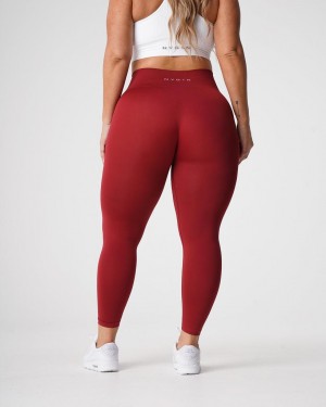 Legginsy Damskie NVGTN Solid Seamless Kawa | PL552YX