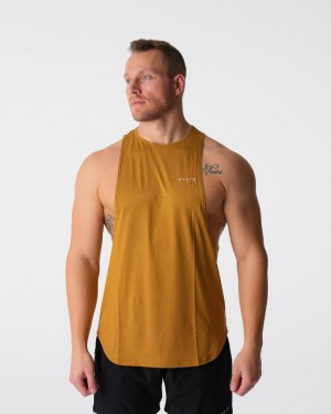 Najfatalniejszy Męskie NVGTN Pulse Edge Tank Brązowe | PL397UZ