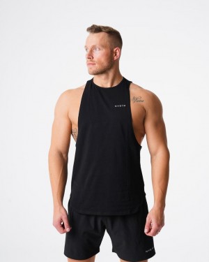 Najfatalniejszy Męskie NVGTN Pulse Edge Tank Czarne | PL501UZ