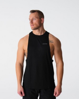 Najfatalniejszy Męskie NVGTN Tech Edge Tank Czarne | PL553UZ