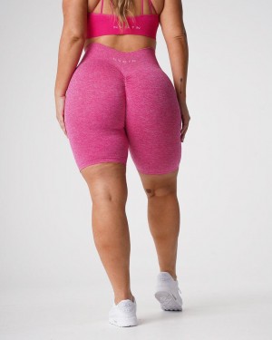 Szorty Damskie NVGTN Scrunch Seamless Fuksja | PL299DF
